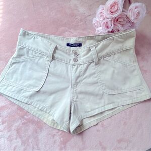 Abercrombie & Fitch Girl’s Chino Shorts Size 10 Light Khaki Preppy Cute Cotton